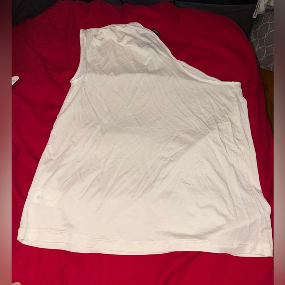 Express Cream Off-Shoulder Top - Picture 2 of 3